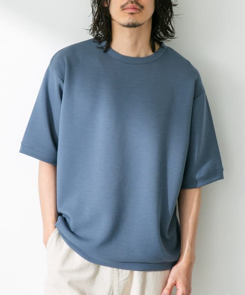 URBAN RESEARCH Sonny Label(アーバンリサーチサニーレーベル)/シルキーダンボールニットTシャツ/img01