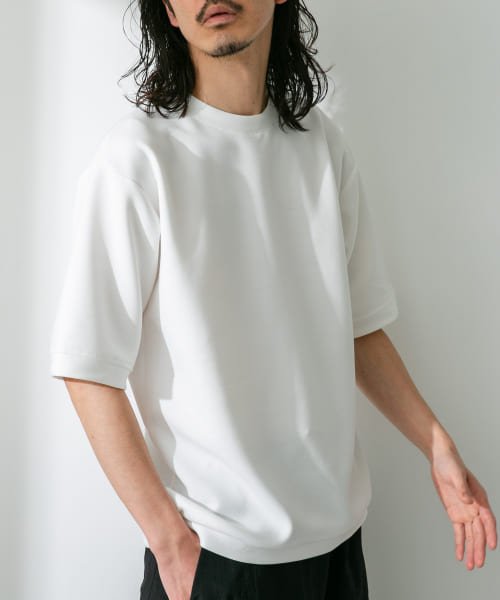 URBAN RESEARCH Sonny Label(アーバンリサーチサニーレーベル)/シルキーダンボールニットTシャツ/img09