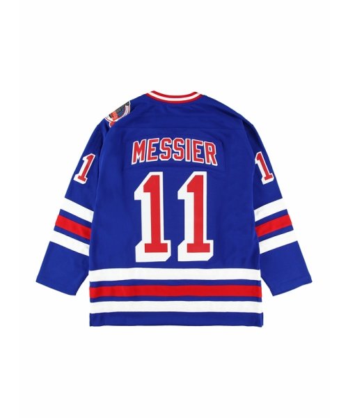 Mitchell & Ness(ミッチェルアンドネス)/マーク・メシエ レンジャース ロード ブルーラインジャージ 1993－94 NHL DARK JERSEY RANGERS 1993 MARK MESSIER/img01