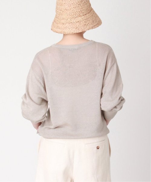 VERMEIL par iena(ヴェルメイユ　パー　イエナ)/LINEN ベーシッククループルオーバー/img08