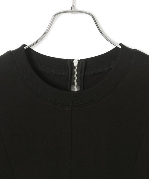 【サステナブル】サイドベルトダンボールワンピース サステナブル COTTON