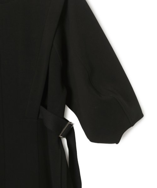 【サステナブル】サイドベルトダンボールワンピース サステナブル COTTON