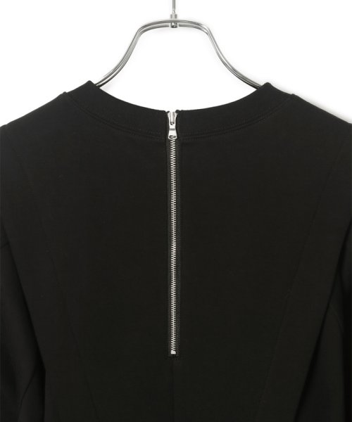 【サステナブル】サイドベルトダンボールワンピース サステナブル COTTON