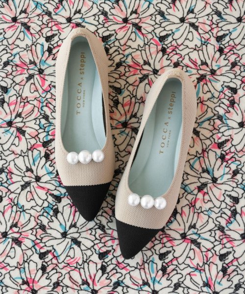 TOCCA(TOCCA)/【軽量・撥水・お洗濯可・2WAY・選べるシュークリップ】steppi×TOCCA BICOLOR POINTED PUMPS バイカラーポインテッドパンプス/img05