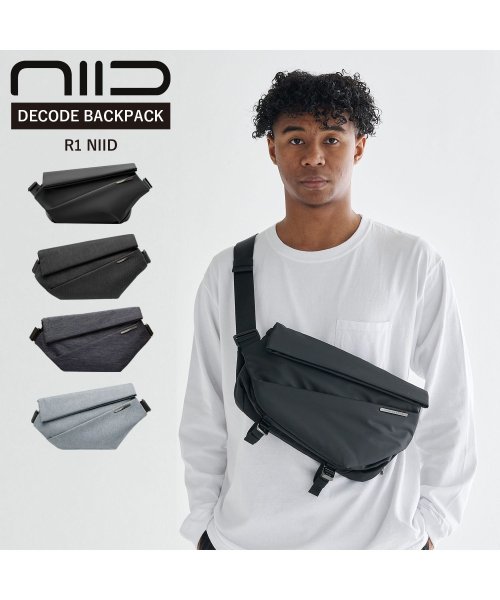 NIID(ニード)/ NIID ニード ショルダーバッグ チェストバッグ メンズ レディース 約6L 撥水 RADIANT R1 URBAN SLING ブラック ネイビー ブルー/img11