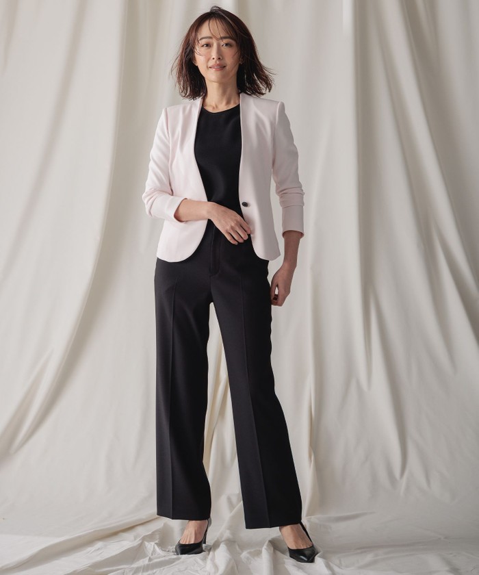ネット限定お買い得商品 - ショップチャンネル LUIZA ノーカラージャケット(505826204)｜阪急百貨店公式通販 / ジャケット・アウター