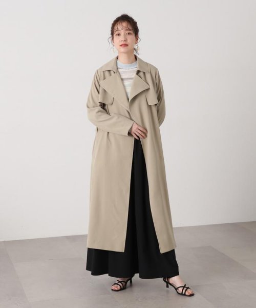 N Natural Beauty Basic(エヌナチュラルビューティベーシック)/とろみガウントレンチコート《S Size Line》/img22