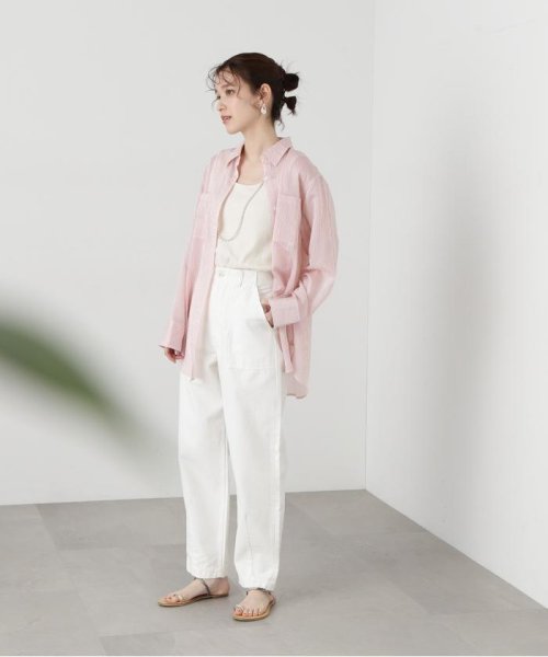 N Natural Beauty Basic(エヌナチュラルビューティベーシック)/シアーストライプシャツ 24SS/img37