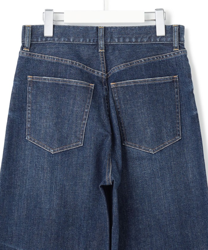 【美品】23区　DENIM ストレッチワイドパンツ　デニム　大きいサイズ 一部店舗限定】23区DENIM ストレッチ ワイドパンツ / 23区 L