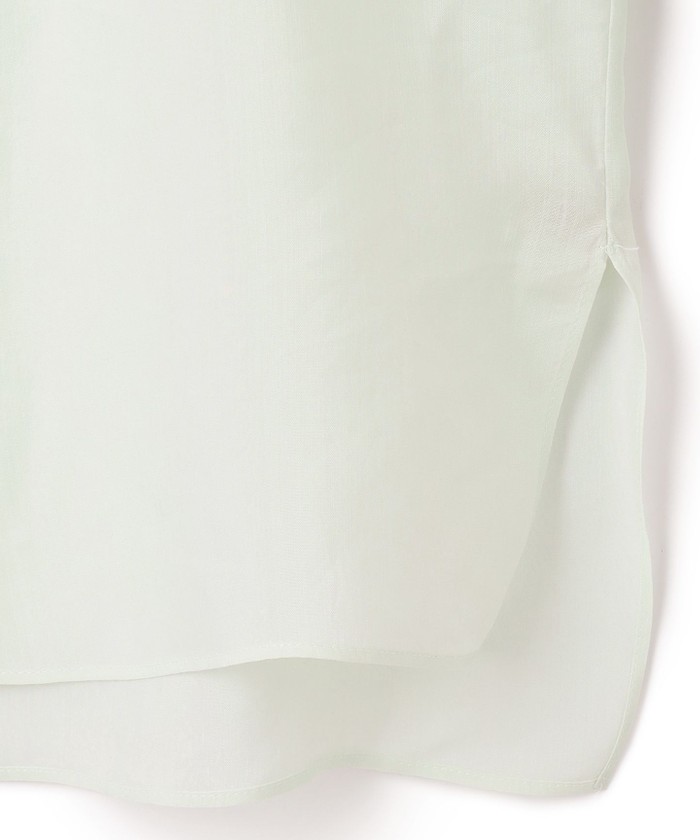 STORY 7月号掲載】 PAULINE / レザーコンビブラウス(505939164