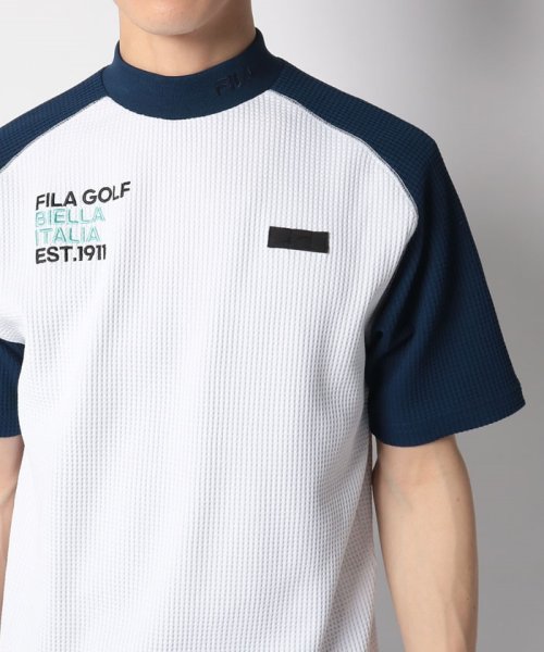 FILAGOLF(フィラゴルフ（メンズ）)/FILA GOLF　ワッフルモックネック半袖シャツ/img04