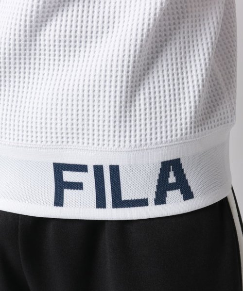 FILAGOLF(フィラゴルフ（メンズ）)/FILA GOLF　ワッフルモックネック半袖シャツ/img07