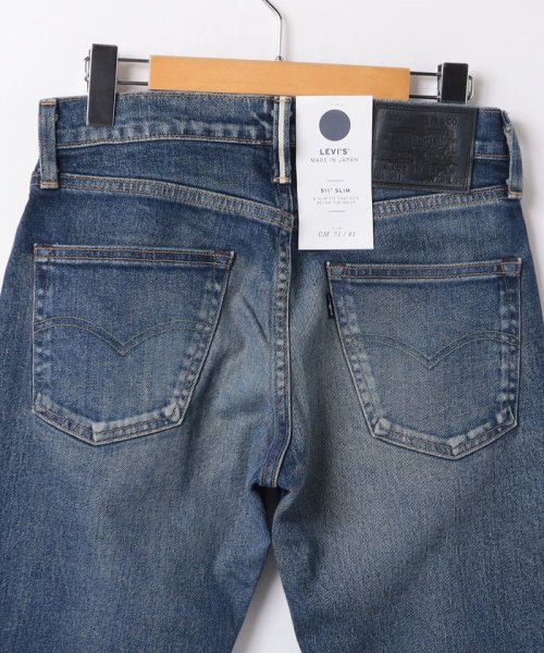 LEVI’S OUTLET(リーバイスアウトレット)/MADE IN JAPAN 511（TM） スリムフィット ミディアムインディゴ SHINSO MIZU/img03