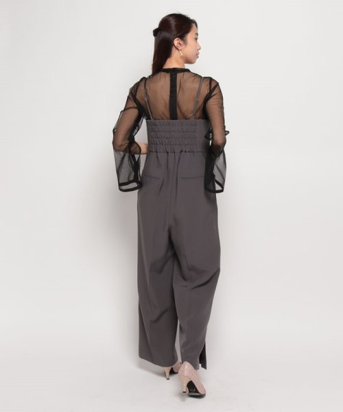 【formofrma別注】シアートップス パンツドレス/結婚式/パーティー/クルージング/発表会 デザイン ：あり フォルムフォルマ ワンピース 演奏会