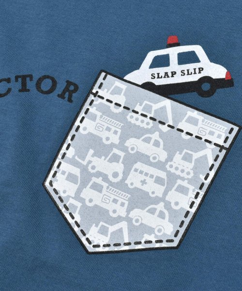 SLAP SLIP(スラップスリップ)/プリントフェイクポケットモチーフTシャツ(80~130cm)/img13