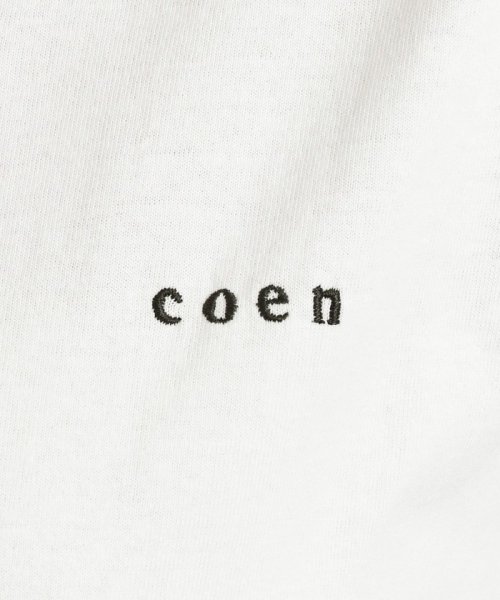 coen(coen)/USAコットンCOEN刺繍Tシャツ/img42