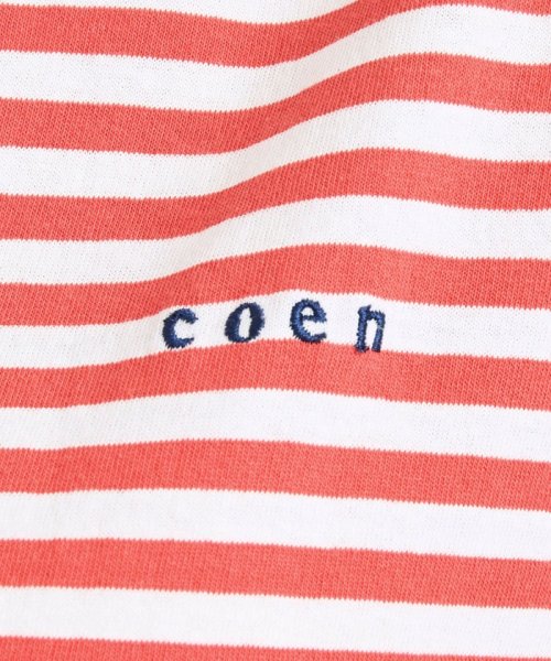 coen(coen)/USAコットンCOEN刺繍Tシャツ/img45