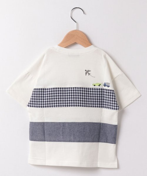 kladskap(クレードスコープ)/乗り物異素材切替半袖Tシャツ/img01