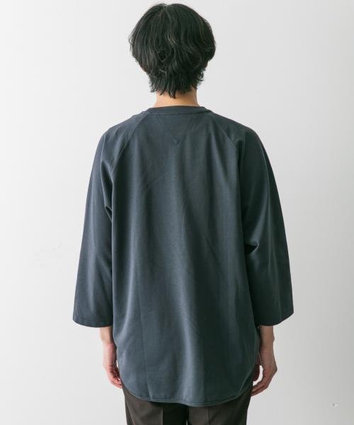 URBAN RESEARCH DOORS(アーバンリサーチドアーズ)/『イージーケア』ポンチ8分袖フットボールTシャツ/img31