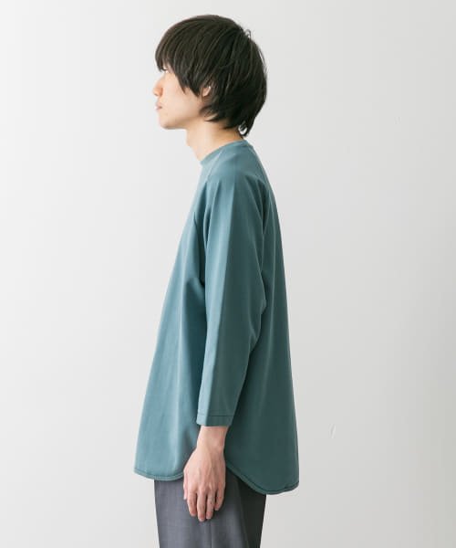 URBAN RESEARCH DOORS(アーバンリサーチドアーズ)/『イージーケア』ポンチ8分袖フットボールTシャツ/img33