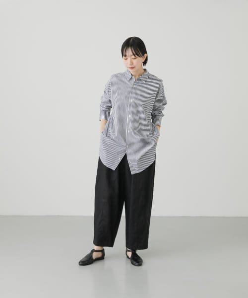 KAGURE(かぐれ)/『ユニセックス』ストライプビッグシャツ/img18