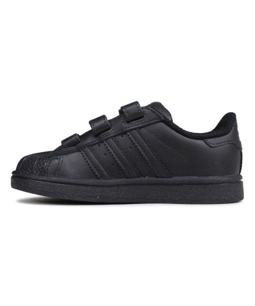 ar/mg(エーアールエムジー)/アディダス オリジナルス adidas Originals スーパースター スニーカー ベビー ベルクロ SUPERSTAR CF 1 ブラック 黒 BZ041/img02