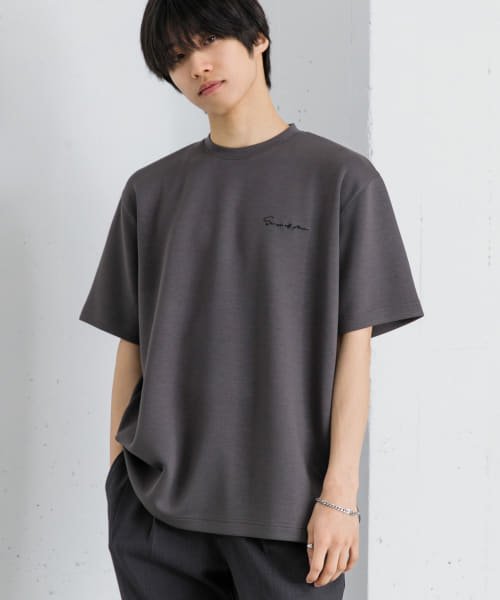 SENSE OF PLACE by URBAN RESEARCH(センスオブプレイス バイ アーバンリサーチ)/『ユニセックス』シシュウダンボールポンチTシャツ(5分袖)/img25