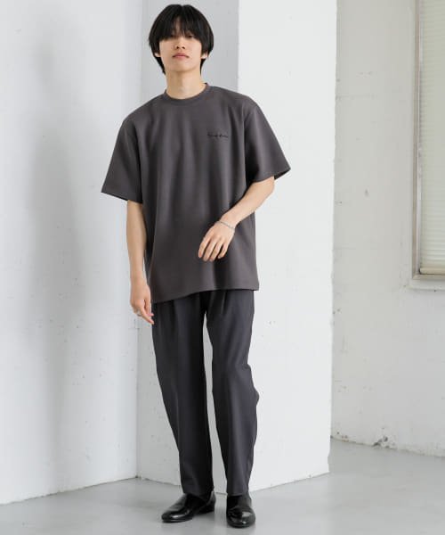 SENSE OF PLACE by URBAN RESEARCH(センスオブプレイス バイ アーバンリサーチ)/『ユニセックス』シシュウダンボールポンチTシャツ(5分袖)/img31