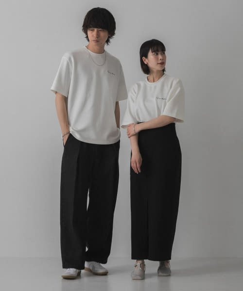 SENSE OF PLACE by URBAN RESEARCH(センスオブプレイス バイ アーバンリサーチ)/『ユニセックス』シシュウダンボールポンチTシャツ(5分袖)/img40