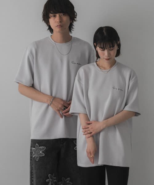 SENSE OF PLACE by URBAN RESEARCH(センスオブプレイス バイ アーバンリサーチ)/シシュウダンボールポンチTシャツ(5分袖)/img43