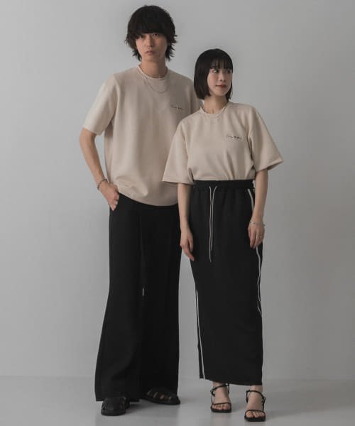 SENSE OF PLACE by URBAN RESEARCH(センスオブプレイス バイ アーバンリサーチ)/『ユニセックス』シシュウダンボールポンチTシャツ(5分袖)/img49