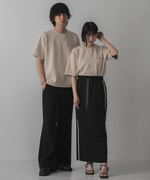 SENSE OF PLACE by URBAN RESEARCH(センスオブプレイス バイ アーバンリサーチ)/『ユニセックス』シシュウダンボールポンチTシャツ(5分袖)/img50