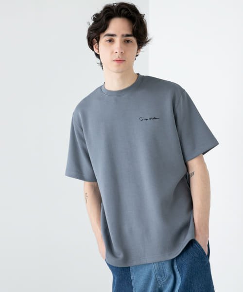 SENSE OF PLACE by URBAN RESEARCH(センスオブプレイス バイ アーバンリサーチ)/『ユニセックス』シシュウダンボールポンチTシャツ(5分袖)/img62