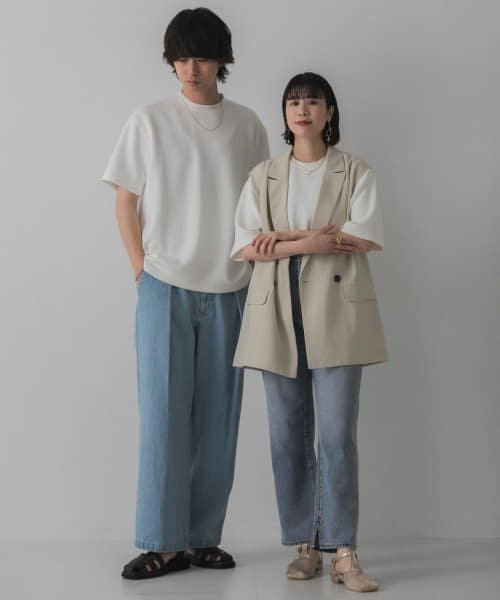 SENSE OF PLACE by URBAN RESEARCH(センスオブプレイス バイ アーバンリサーチ)/『ユニセックス』ダンボールポンチTシャツ(5分袖)/img19