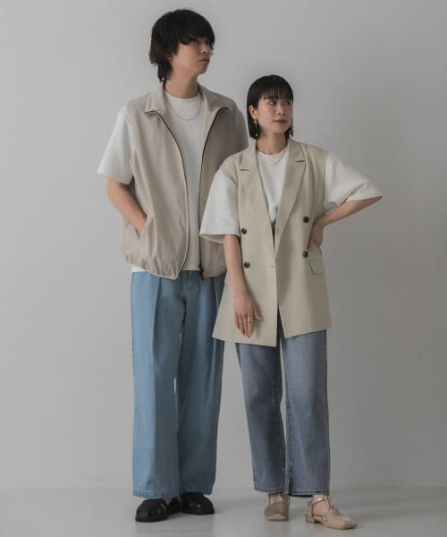 SENSE OF PLACE by URBAN RESEARCH(センスオブプレイス バイ アーバンリサーチ)/『ユニセックス』ダンボールポンチTシャツ(5分袖)/img21