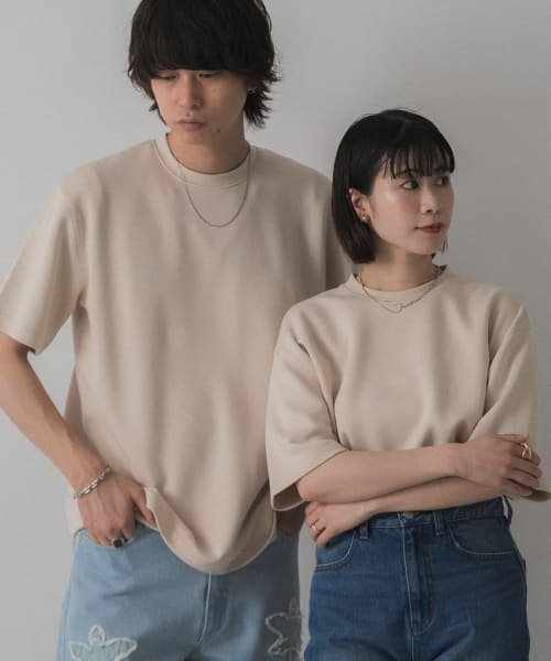 SENSE OF PLACE by URBAN RESEARCH(センスオブプレイス バイ アーバンリサーチ)/『ユニセックス』ダンボールポンチTシャツ(5分袖)/img57