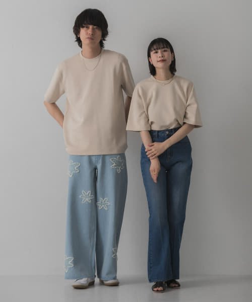 SENSE OF PLACE by URBAN RESEARCH(センスオブプレイス バイ アーバンリサーチ)/『ユニセックス』ダンボールポンチTシャツ(5分袖)/img62