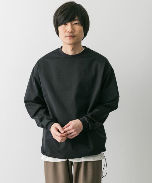 URBAN RESEARCH DOORS(アーバンリサーチドアーズ)/『一部WEB限定カラー』URD Drawstring Long－sleeve T－shirts/img10