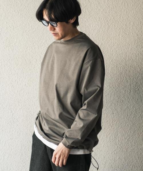 URBAN RESEARCH DOORS(アーバンリサーチドアーズ)/『一部WEB限定カラー』URD Drawstring Long－sleeve T－shirts/img16