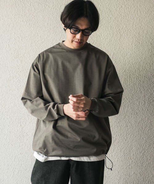 URBAN RESEARCH DOORS(アーバンリサーチドアーズ)/『一部WEB限定カラー』URD Drawstring Long－sleeve T－shirts/img19