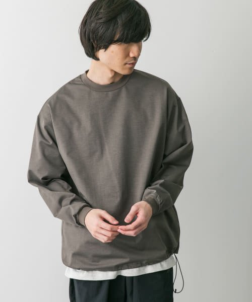 URBAN RESEARCH DOORS(アーバンリサーチドアーズ)/『一部WEB限定カラー』URD Drawstring Long－sleeve T－shirts/img24