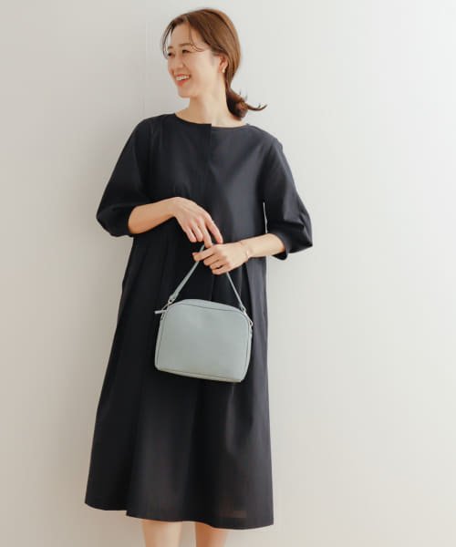 『UR TECH Smart Linen Touch』タックスリーブ切替ワンピース 人気・おすすめ｜使いやすい・旅行におすすめ 品質保証 全国発送