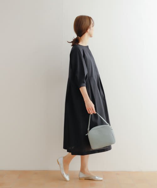 URBAN RESEARCH DOORS(アーバンリサーチドアーズ)/『UR TECH Smart Linen Touch』タックスリーブ切替ワンピース/img32