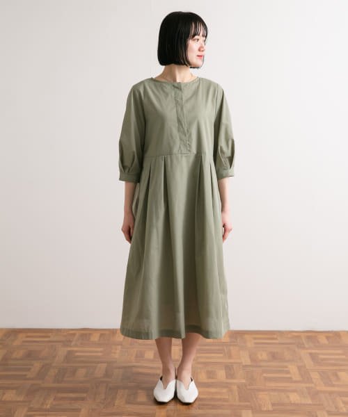 『UR TECH Smart Linen Touch』タックスリーブ切替ワンピース 人気・おすすめ｜使いやすい・旅行におすすめ 品質保証 全国発送