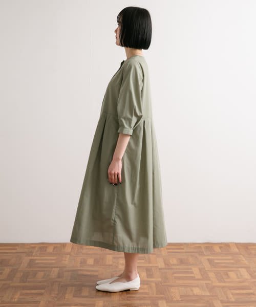 『UR TECH Smart Linen Touch』タックスリーブ切替ワンピース 人気・おすすめ｜使いやすい・旅行におすすめ 品質保証 全国発送