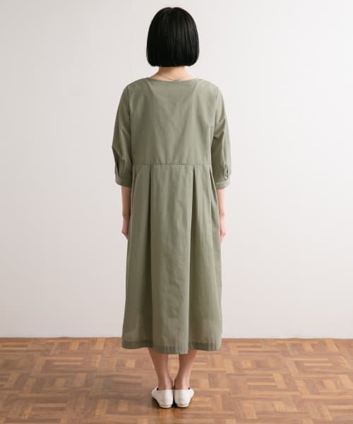 URBAN RESEARCH DOORS(アーバンリサーチドアーズ)/『UR TECH Smart Linen Touch』タックスリーブ切替ワンピース/img35