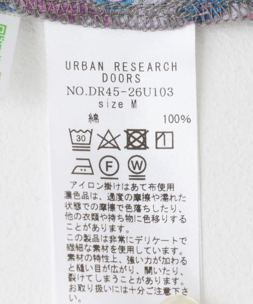 URBAN RESEARCH DOORS(アーバンリサーチドアーズ)/コットンボイルペイズリープリントワンピース/img53