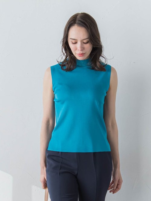 LUCINDAノースリーブニット≪手洗い可能≫ OCQ1498193467(11440円)