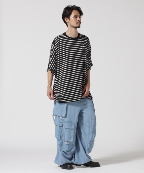 LHP(エルエイチピー)/DankeSchon/PREMIUM RELUX DENIM ICEWASH CARGOPANTS/img01