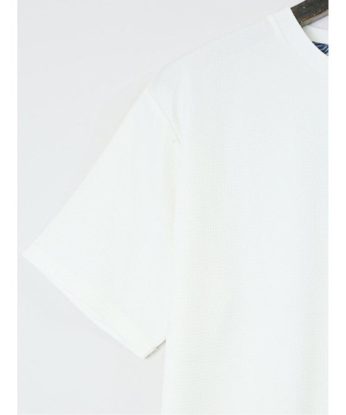 GRAND-BACK(グランバック)/【大きいサイズ】KAITEKI+ ドライワッフル クルーネック半袖Tシャツ(セットアップ可能)/img03